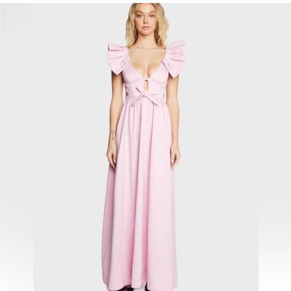 🍋 LOVE & LEMONS Miriam Maxi Dress Medium NWT $329 - Picture 4 of 8